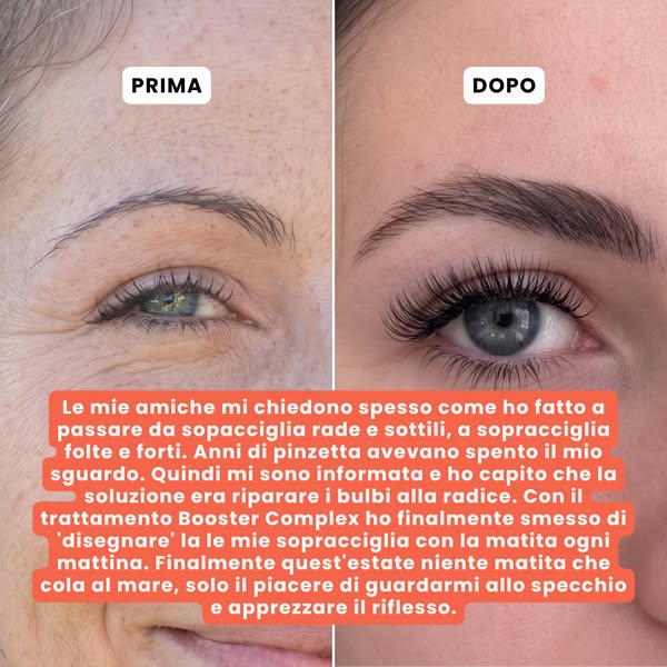 Sopracciglia folte e naturali