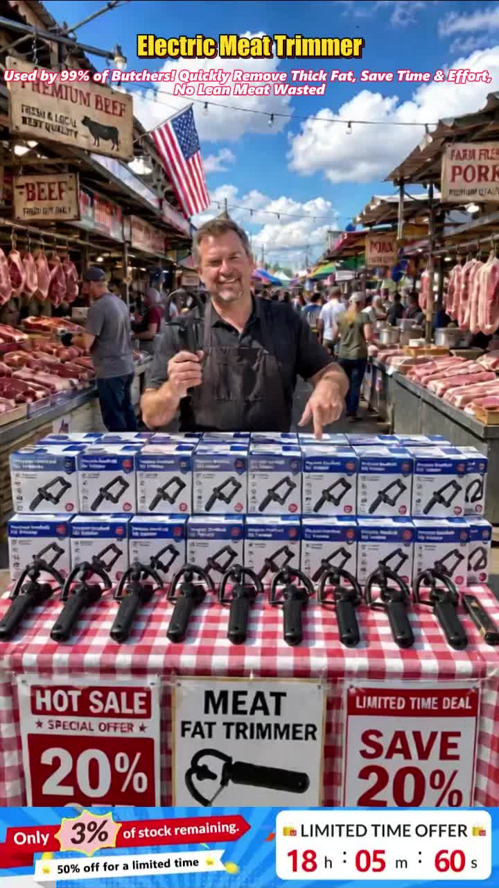 Handheld Fat Trimmer for Beef & Pork