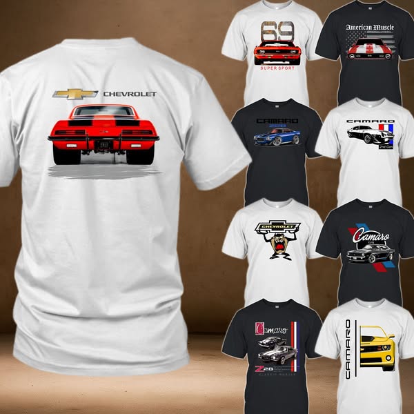 Chevrolet Camaro | Custom prints store | T-shirts, mugs, face masks, posters