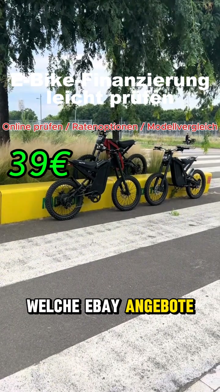 Das ultimative E-Bike | Bis zu 100 km Reichweite & Gratis Versand