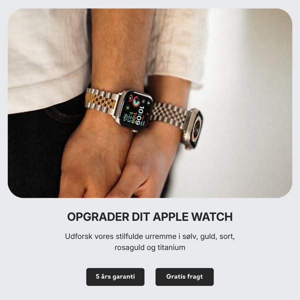 Dit Apple Watch fortjener mere end en standardrem