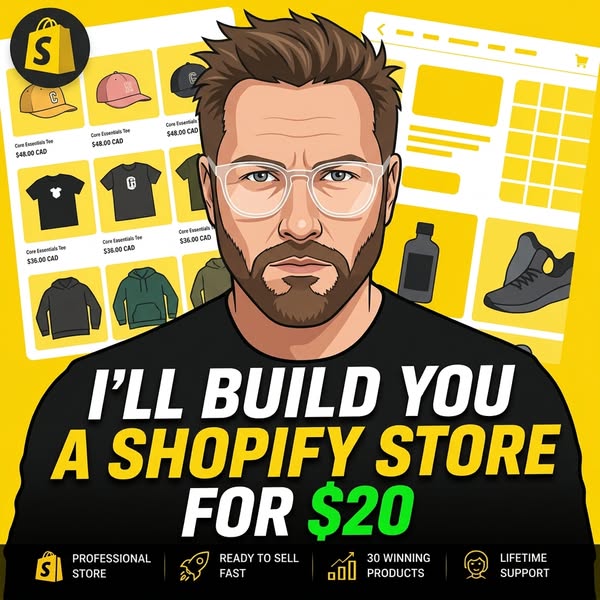 $20. Your Custom Store. 24 Hours.