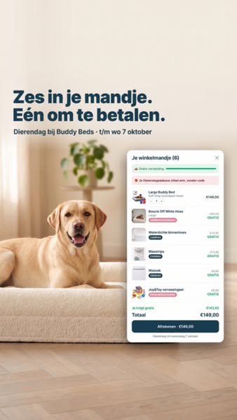 €143,92 aan cadeaus erbij