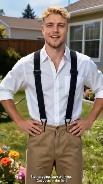 Men's X-Back Suspenders with Hook Clips