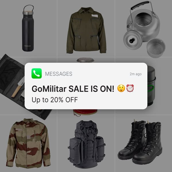 20% OFF Military Surplus Gear