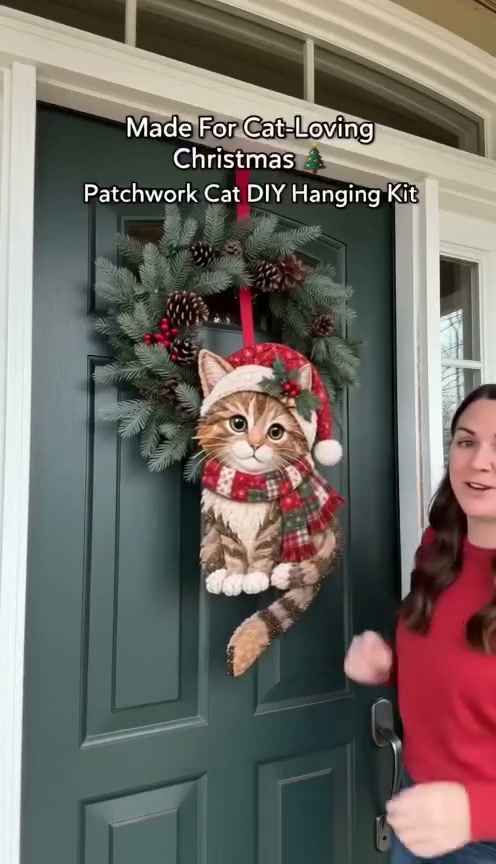 Christmas Patchwork Fabric DIY Decor Kit – Stunning Results, Zero Experience Needed