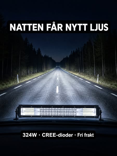 LED-ramp – mer ljus i mörker
