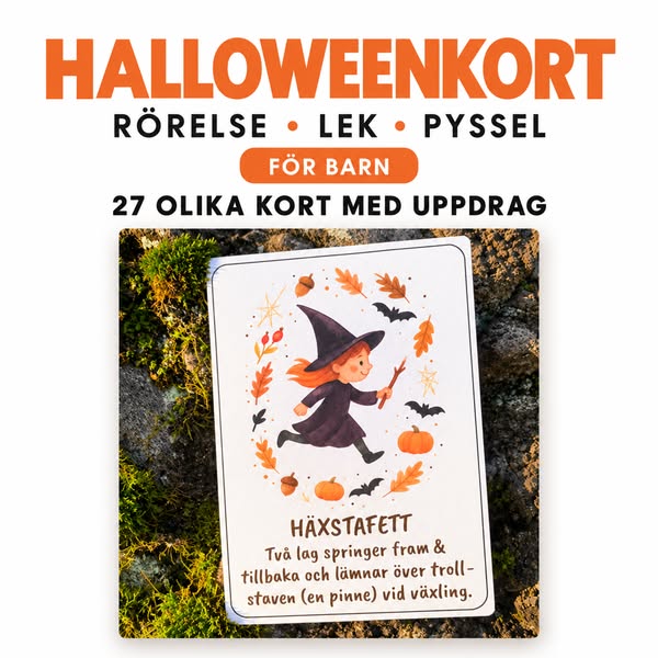 Halloween-uppdrag för barn
