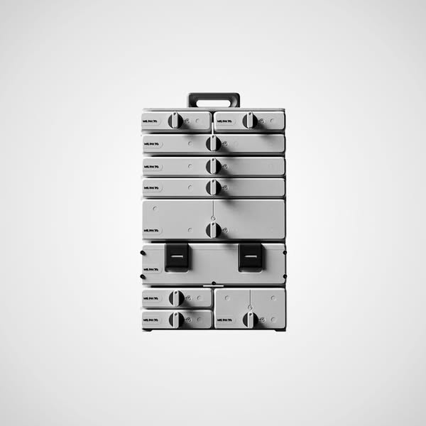 Modular 3D-Printed Workshop Storage System