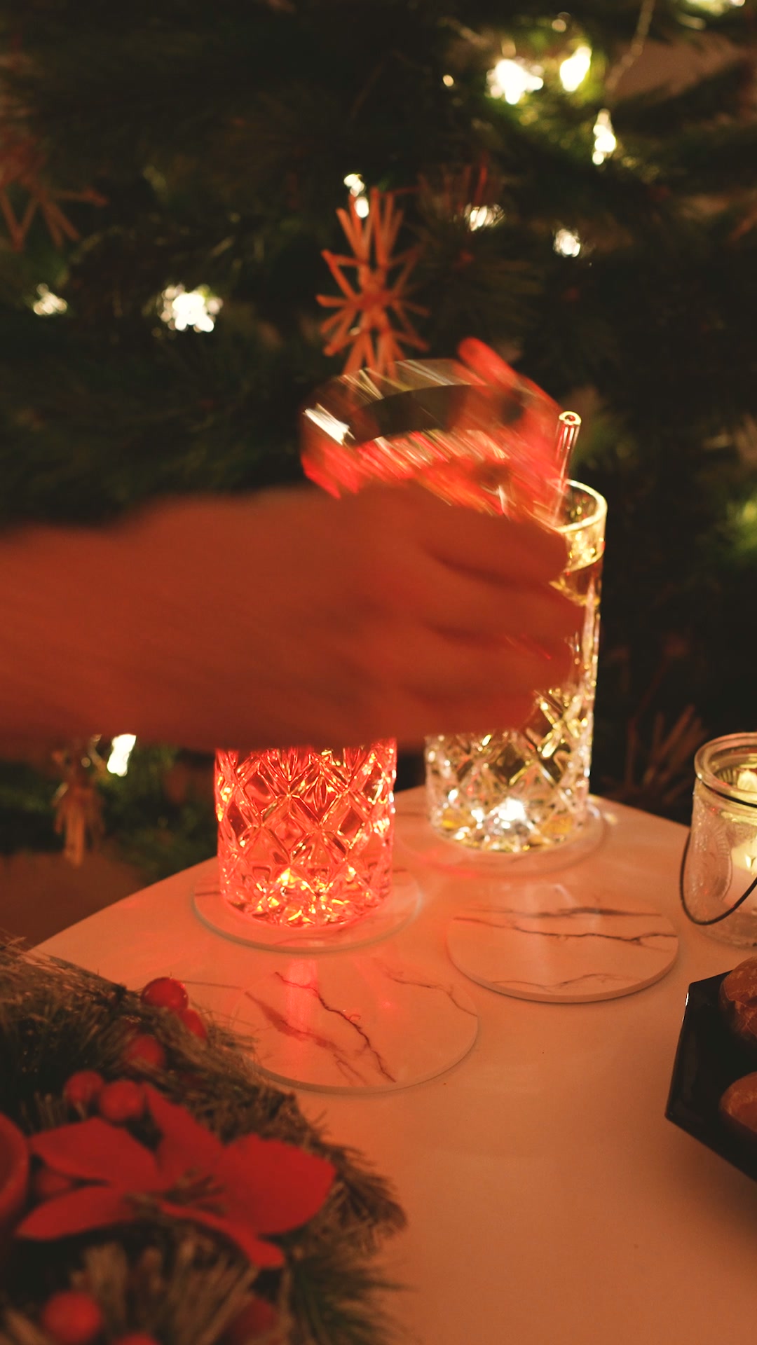 Dessous de verre lumineux – Fabriqués en Allemagne