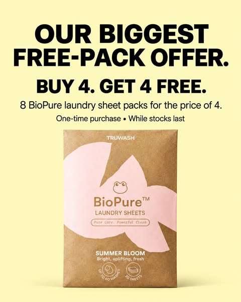 Buy 4, Get 4 FREE · Save 50%