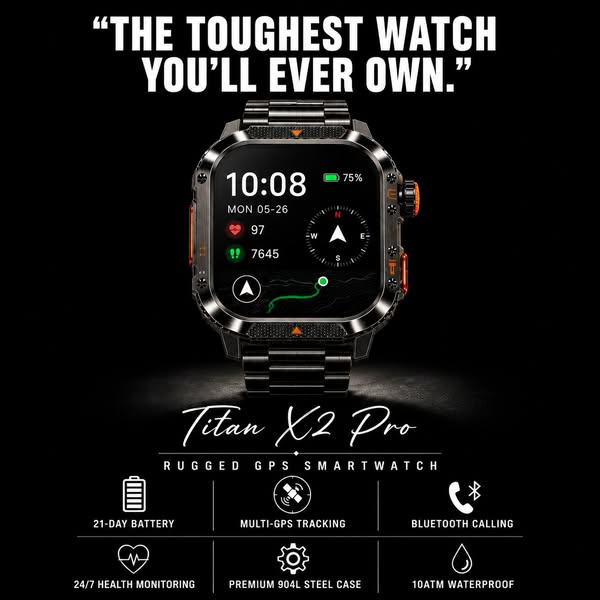 $79. GPS. 21-Day Battery. Waterproof. Calls & Notifications on your wrist. Health tracking 24/7.