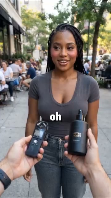 You spray it. She does the rest.