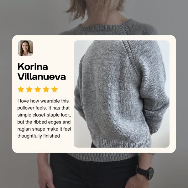 Your First Sweater, Simplified