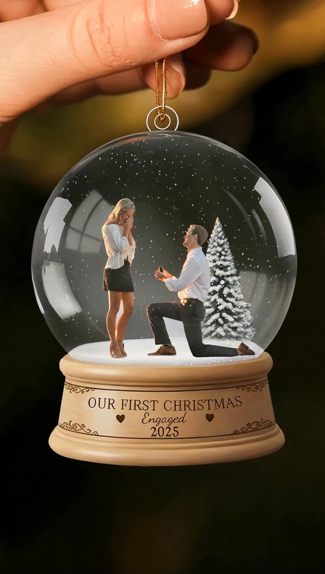 Personalized Photo Newlywed Couple Gift