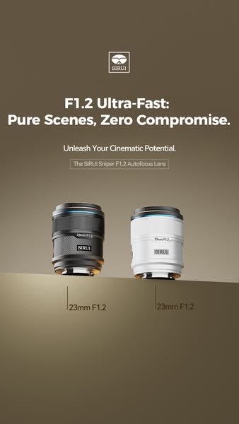 SIRUI Sniper Series f1.2 aps-c frame autofocus lens set