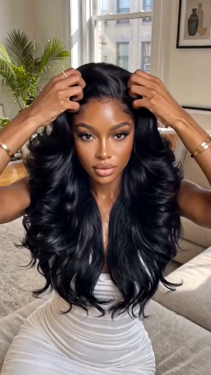 Beginner-friendly 3D curls loose wave wig