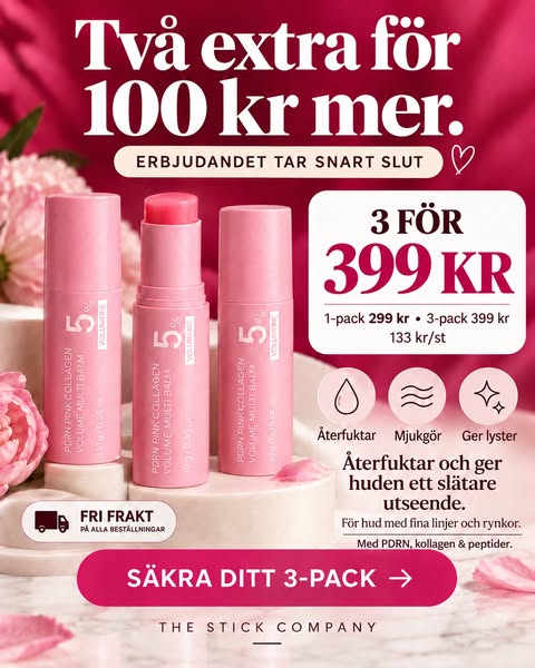 3 ST FÖR 399 KR – SPARA 500 KR