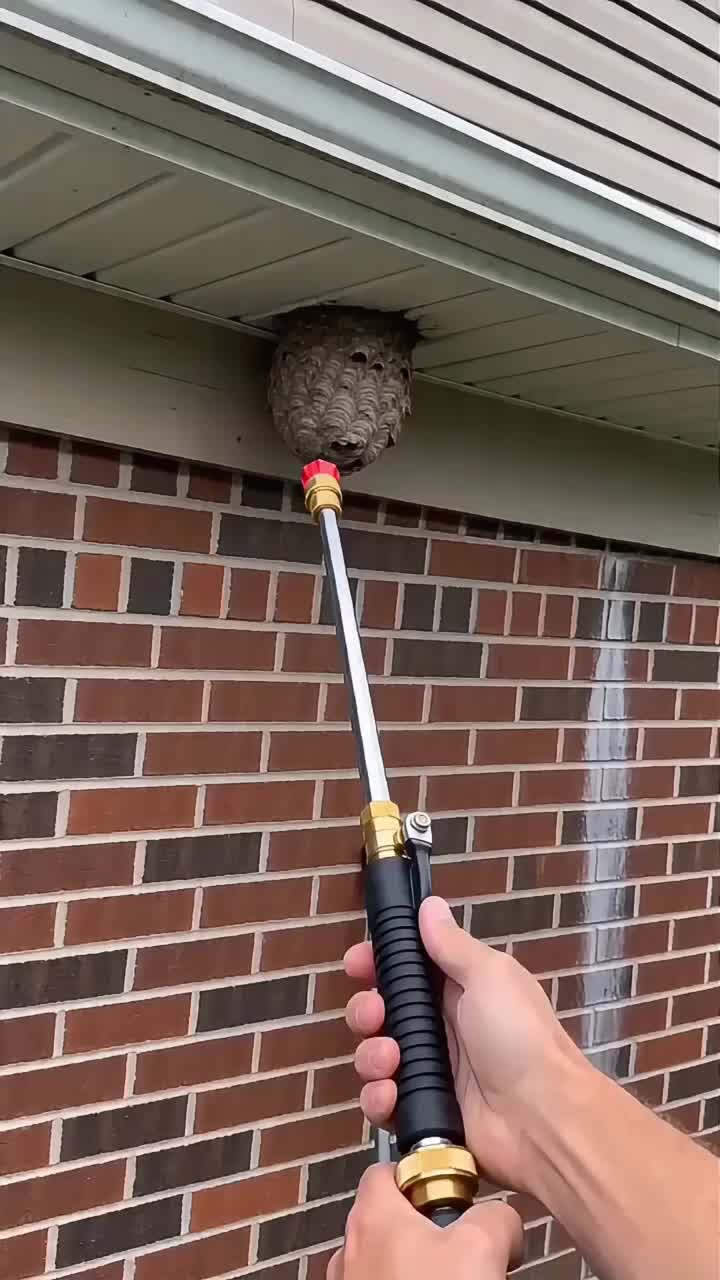 Garden Hose Nozzle High-Pressure Washer with 3 High-Pressure Nozzles