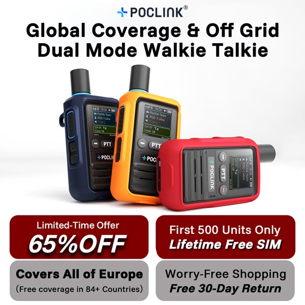POC-1 Ultra: The World's First LTE+Analog Dual Mode Walkie-Talkie