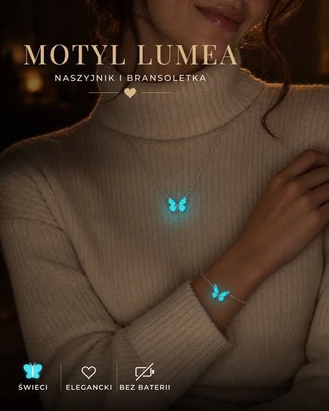 Motyl, który świeci bez baterii