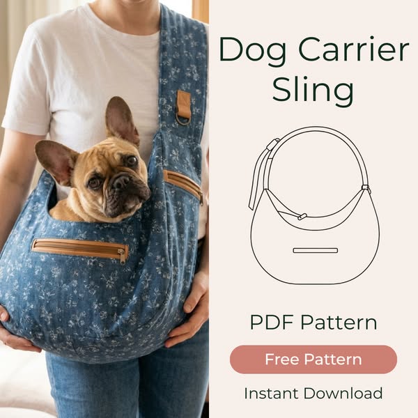 90% Off Pet Sling Sewing Pattern