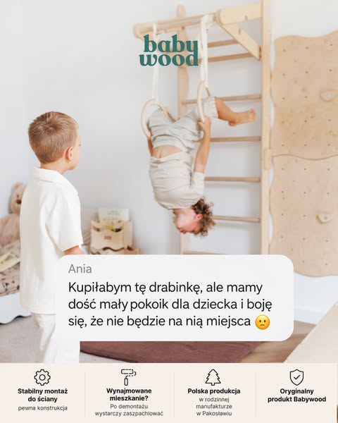 Odkryj drabinkę i akcesoria Babywood
