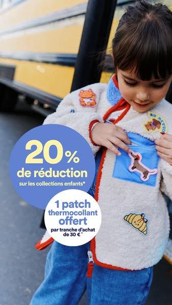 20 % de réduction pour la rentrée