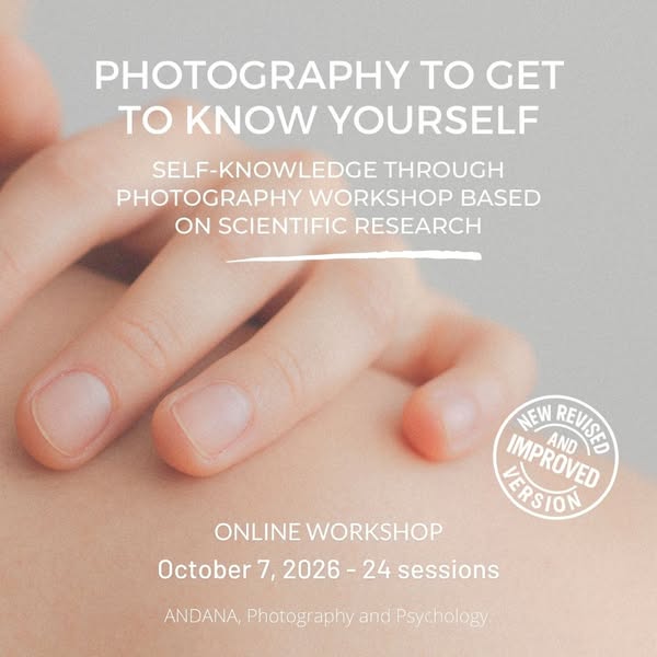 PHOTOGRAPHY TO GET TO KNOW YOURSELF
