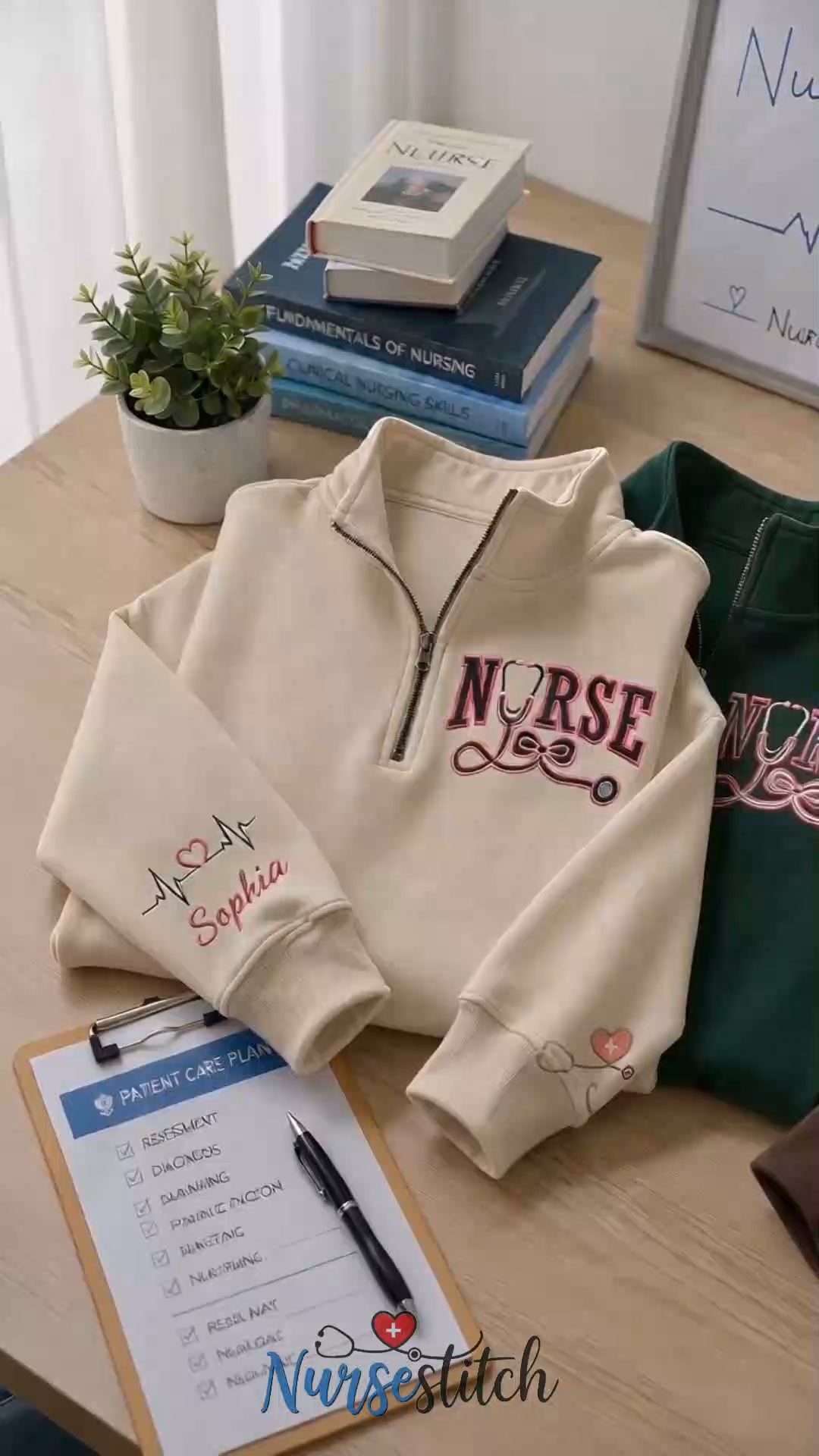 Design Your Custom Nurse Quarter Zip