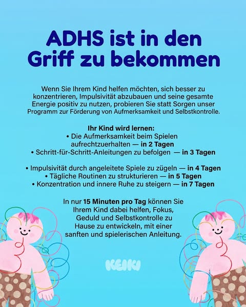 Finde jetzt heraus, was dein Kind braucht!