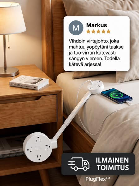 50% alennus tänään