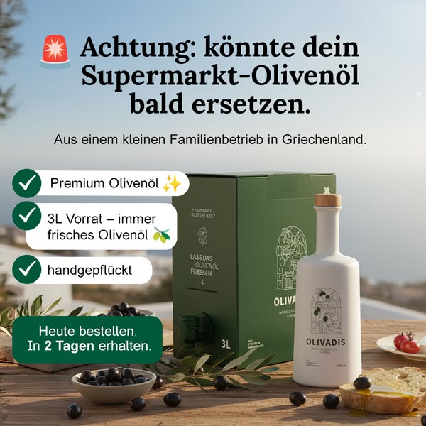 Jahresvorrat 2025 - Premium Olivenöl | Olivadis