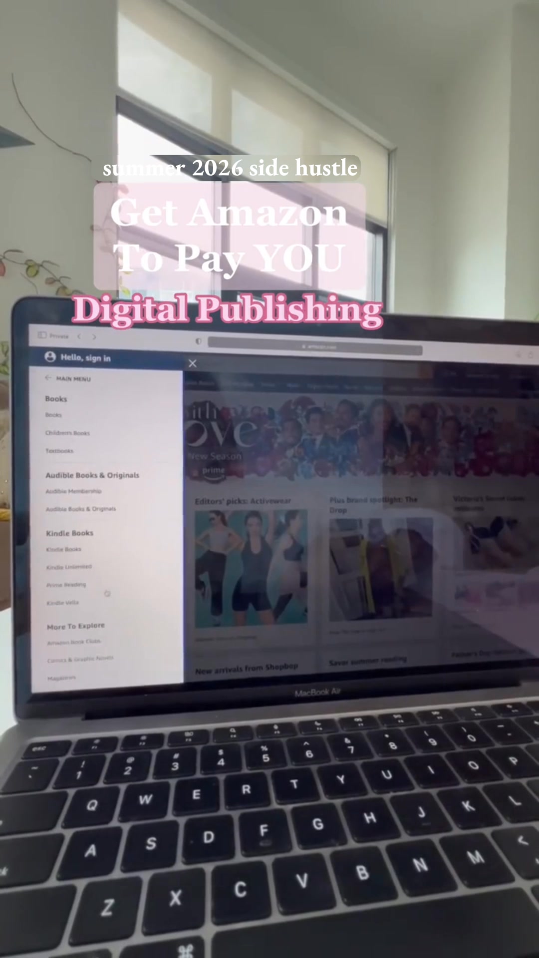 wait you can do this on kindle without writing??