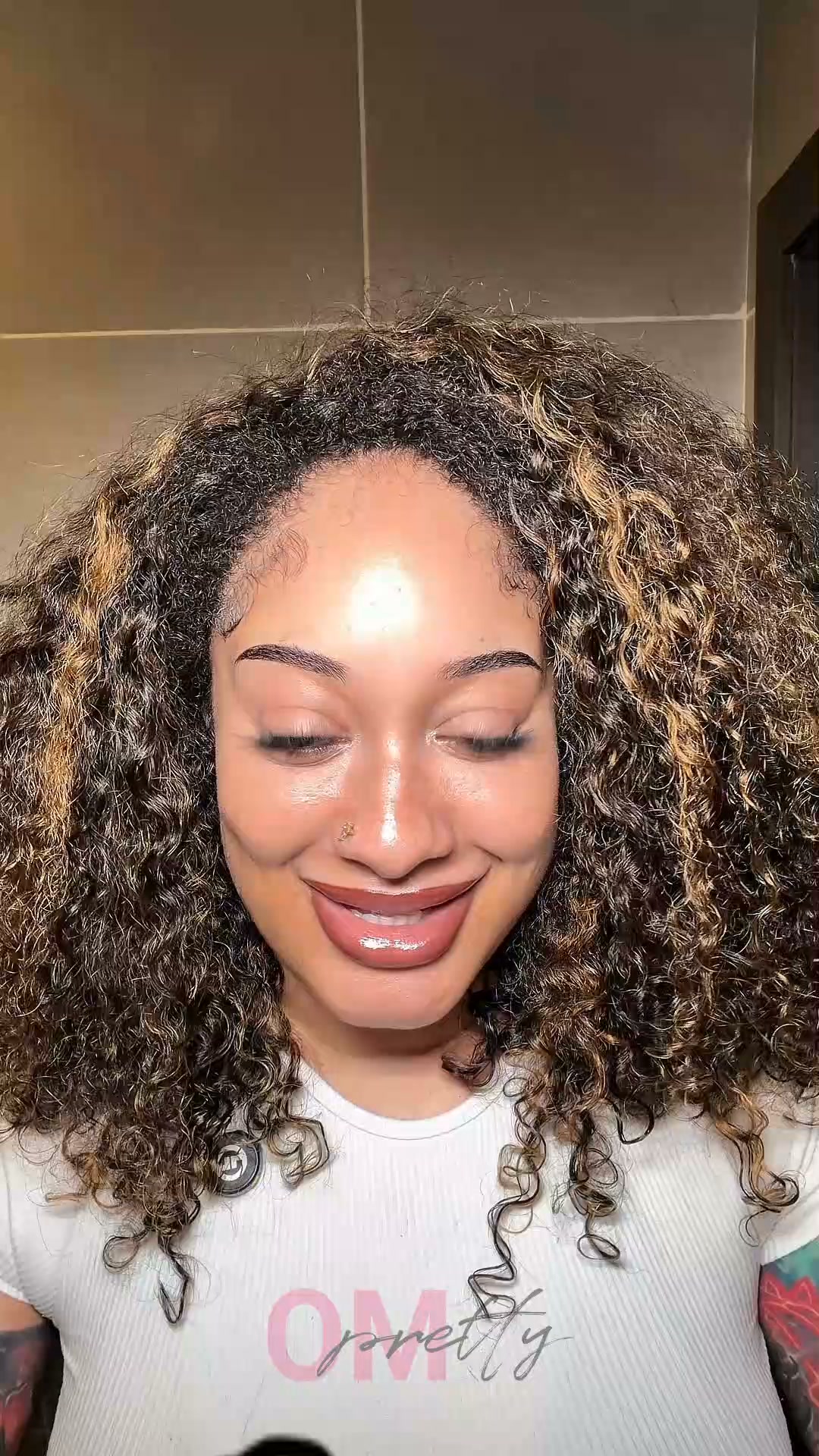 OMP Highlight Burmese Curly 16'' Half Wig