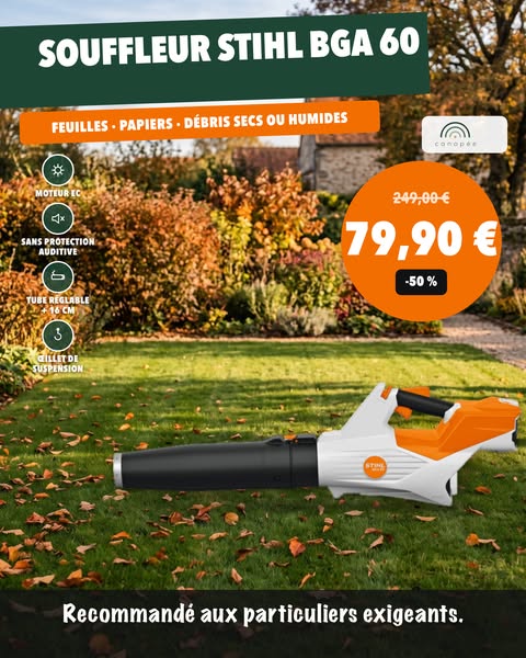 Jusqu’à -60 % sur l’équipement jardin