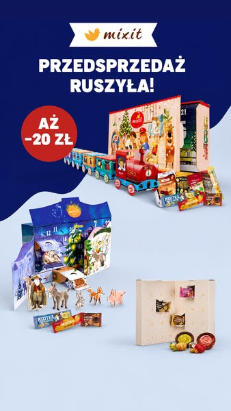 TYLKO TERAZ: 20 zł taniej i DARMOWA DOSTAWA na Kalendarze Adwentove!