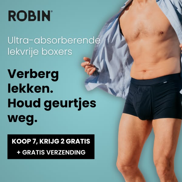 Incontinentie Ondergoed voor Heren - Wasbaar