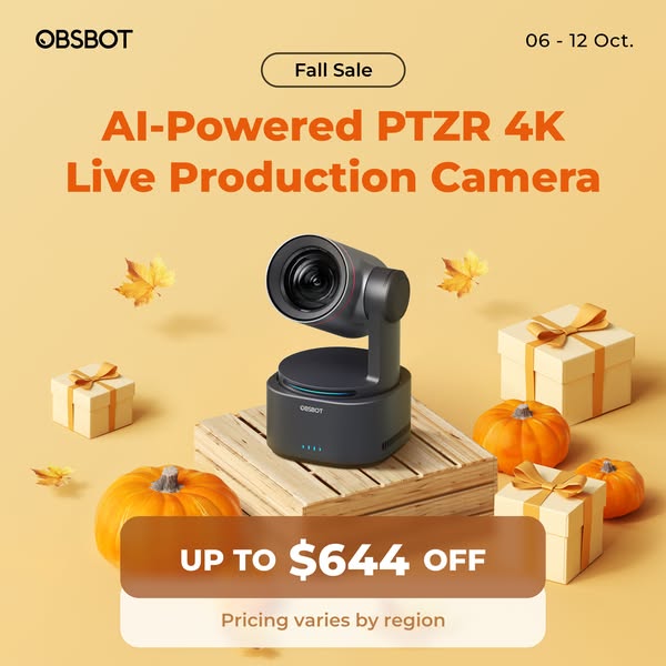 OBSBOT Fall Sale