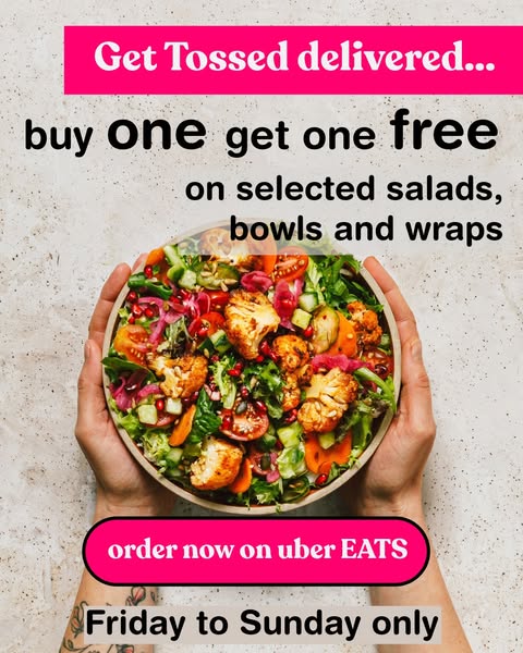 Tossed (Croydon) Menu - Takeaway in London | Delivery menu & prices | Uber Eats