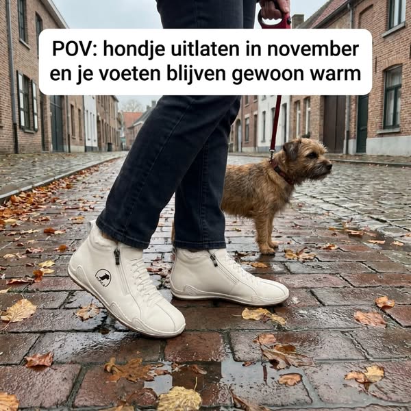 Breed vooraan, soepel onder je voet