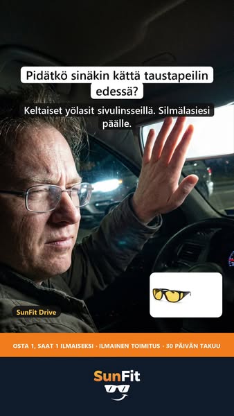 Lasit pimeällä ajamiseen