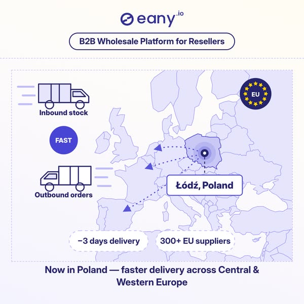 Now Shipping From Łódź, Poland