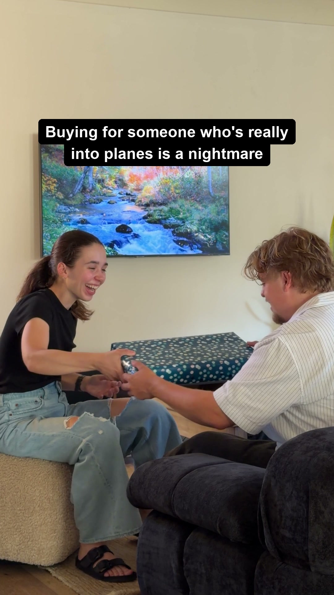 The gift for the plane person