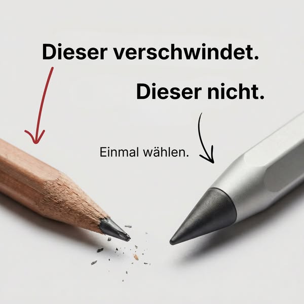 Verabschieden Sie sich von Einweg-Bleistiften