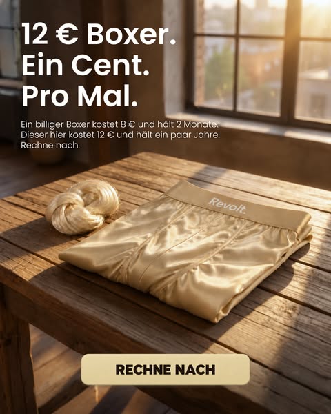 Die fortschrittlichsten Seidenboxershorts aller Zeiten