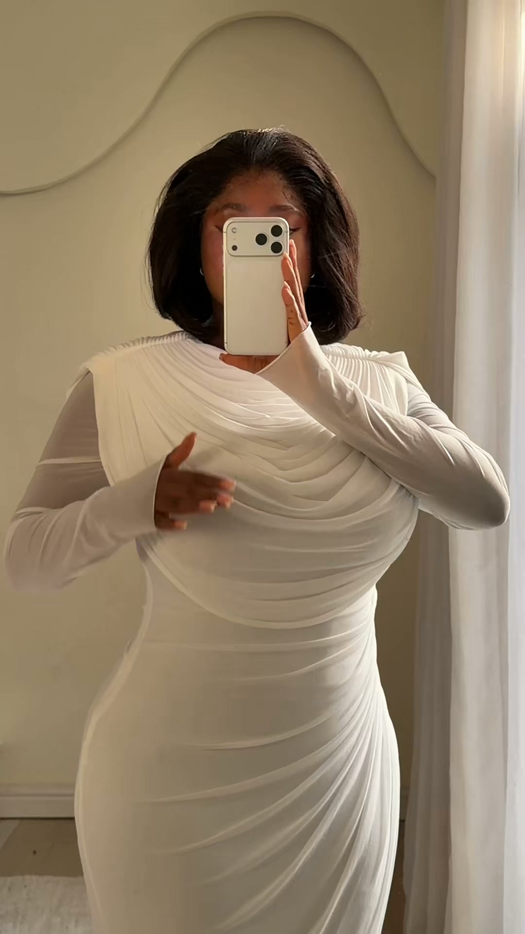 Ruched Mermaid Evening Dress