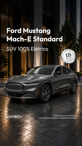 Mustang Mach-E: SUV 100% elétrico