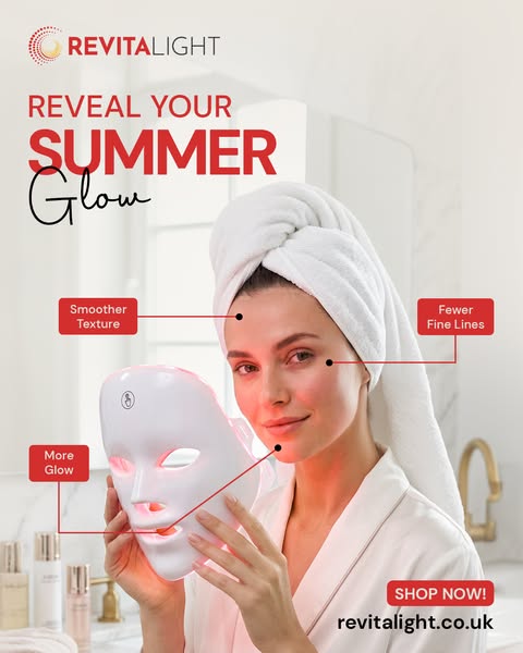 AuraGlow™ | LED Face Mask