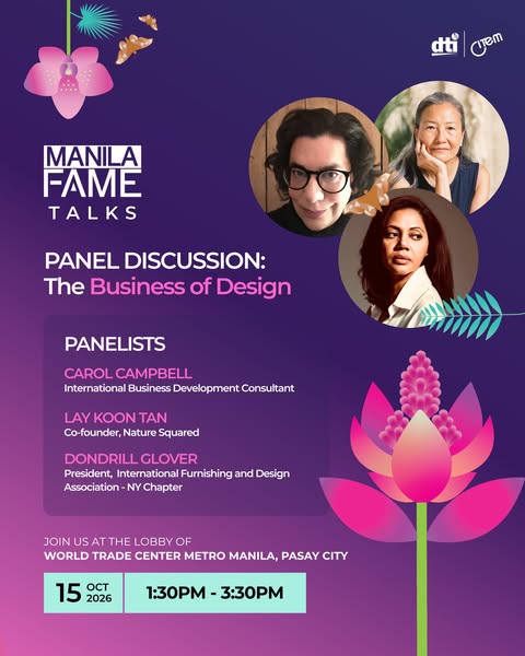 Manila FAME | 15-17 October 2026 | World Trade Center Metro Manila